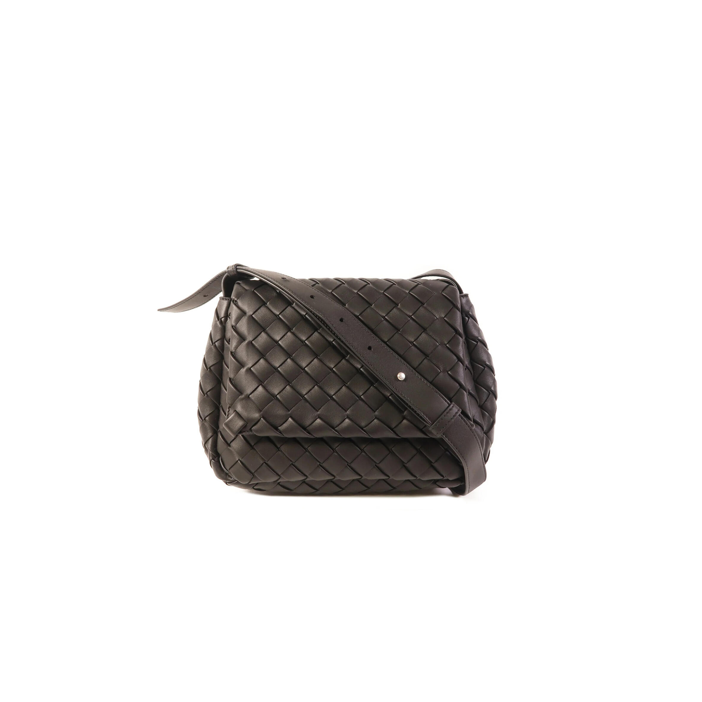 b0tt*ga Ven*ta leather cross-body bag 755659 (27*16.5*10cm)
